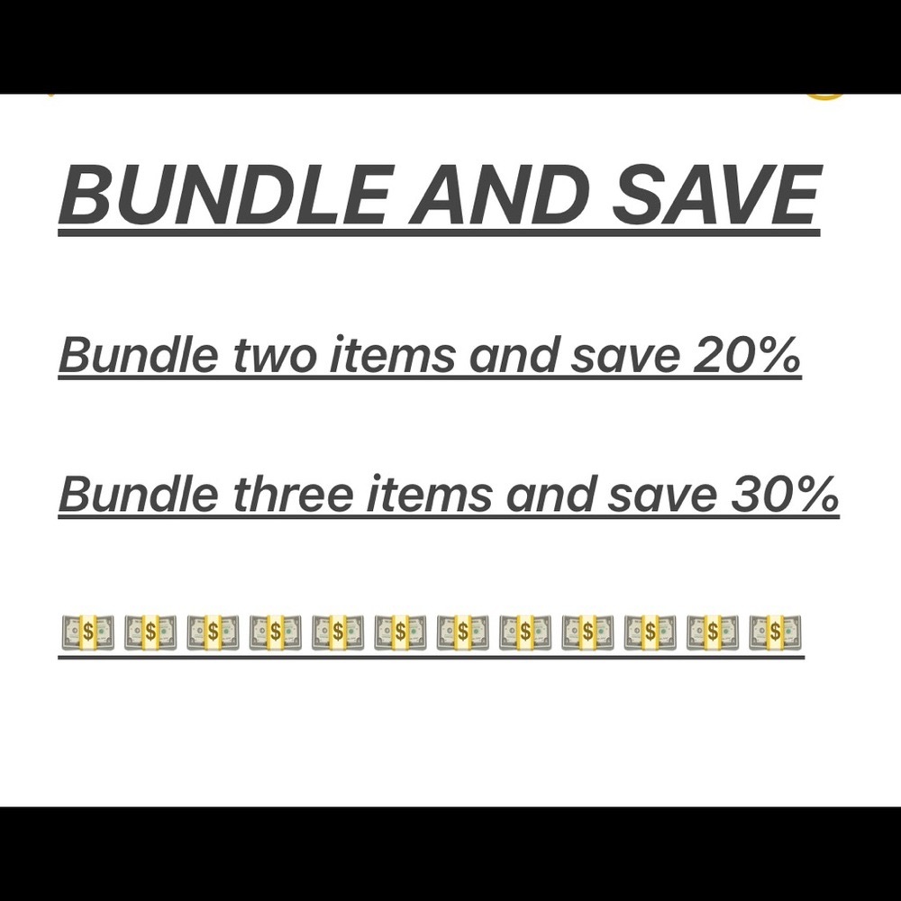 Bundle and Save!!!